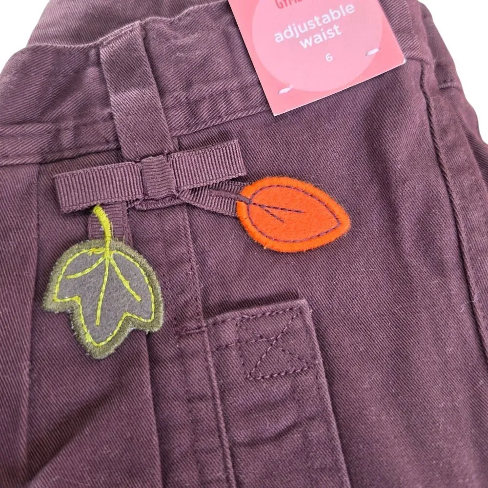 Vintage Gymboree Harvest Leaves Lot Size 5 Tops Shorts Multicolor Floral New